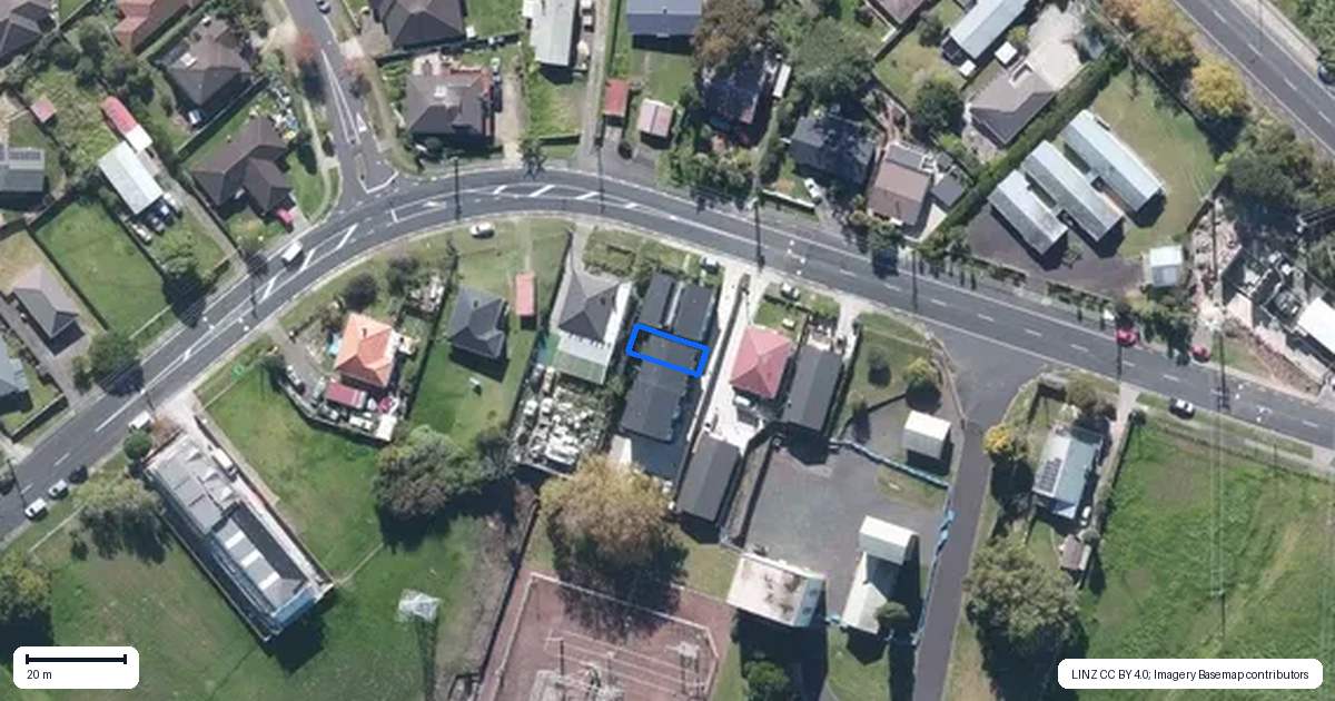 Property context map for 24C Lincoln Park Avenue, Massey, Auckland