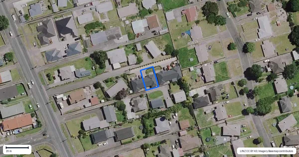Property context map for 2/1136A Heaphy Terrace, Fairfield, Hamilton