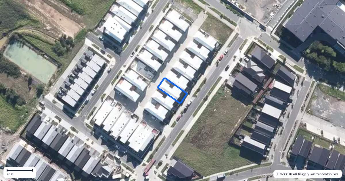 Property context map for 13 Pukeko Road, Hobsonville, Auckland