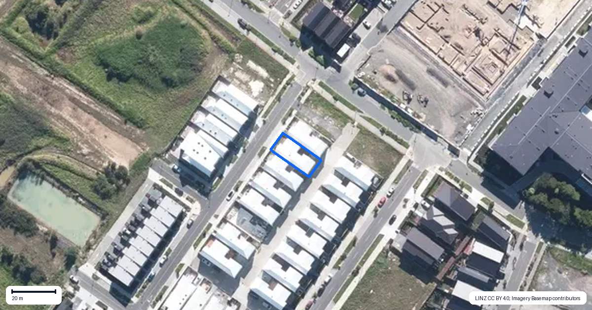 Property context map for 6 Green Bamboo Road, Hobsonville, Auckland