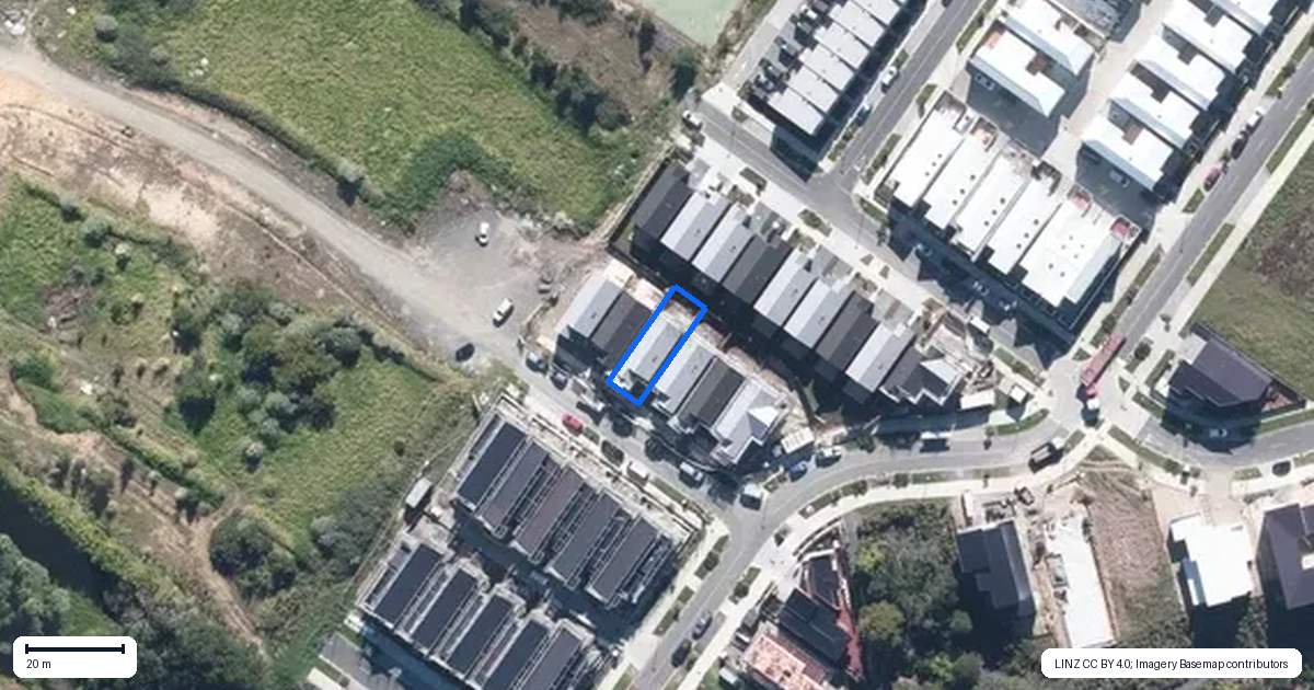 Property context map for 74 Waterlily Street, Hobsonville, Auckland