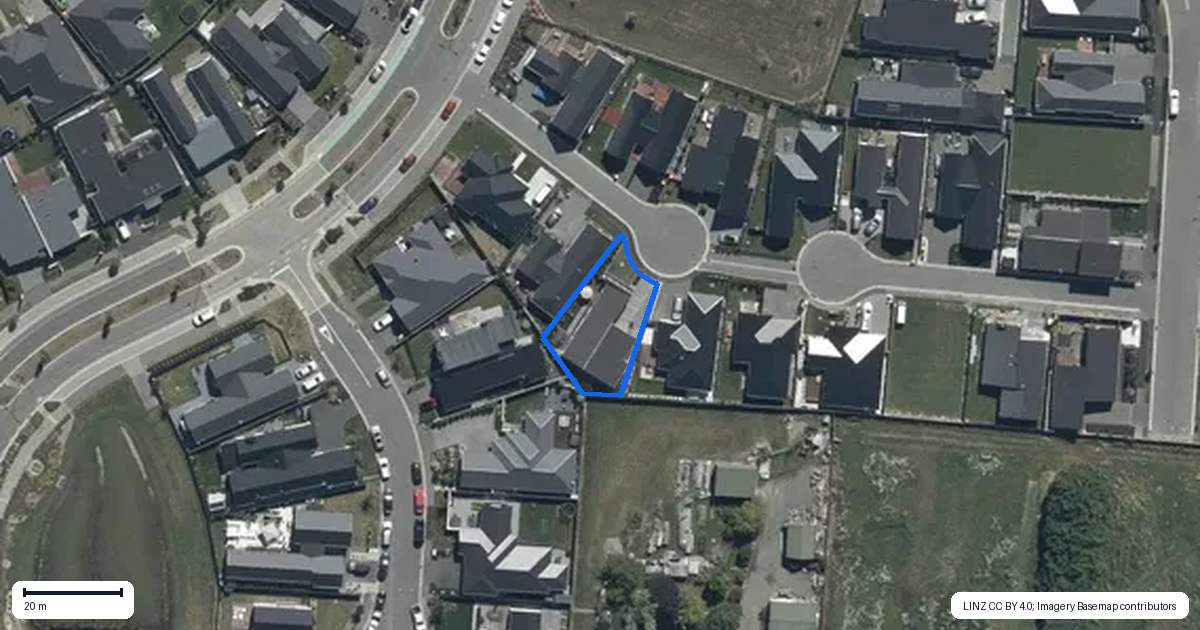Property context map for 6 Gingko Lane, Marshland, Christchurch