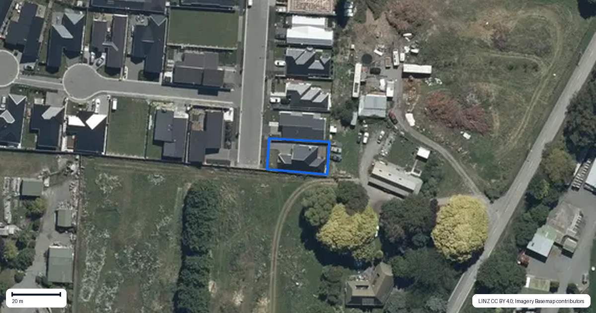 Property context map for 17 Cartvale Drive, Marshland, Christchurch