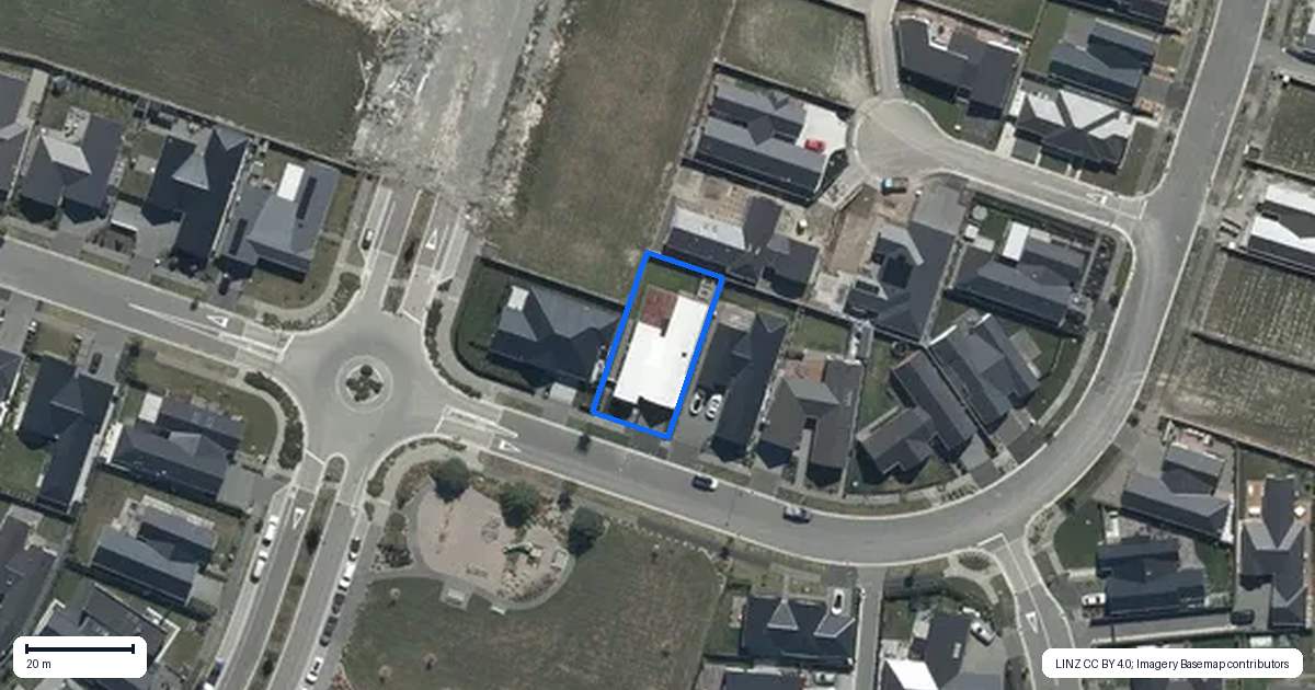Property context map for 3 Burkett Street, Marshland, Christchurch