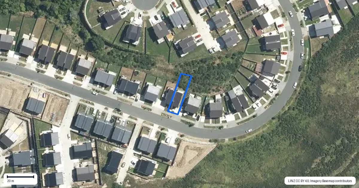 Property context map for 37A Crestview Rise, Papakura