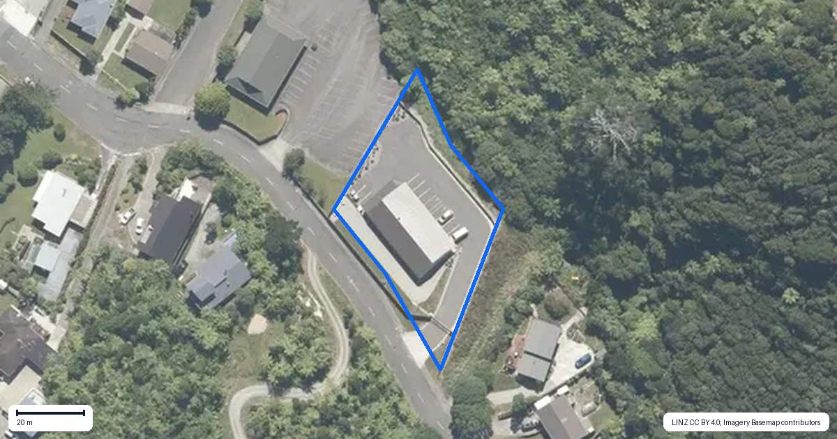Property context map for 17 Power Road, Karoro, Greymouth