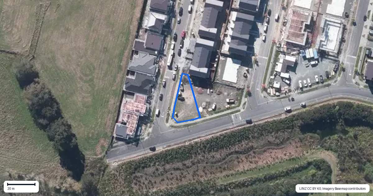 Property context map for 81 Harewood Street, Whenuapai, Auckland