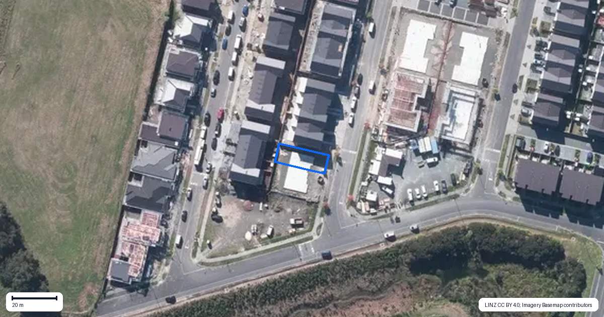 Property context map for 8 Samuel Marsden Place, Whenuapai, Auckland
