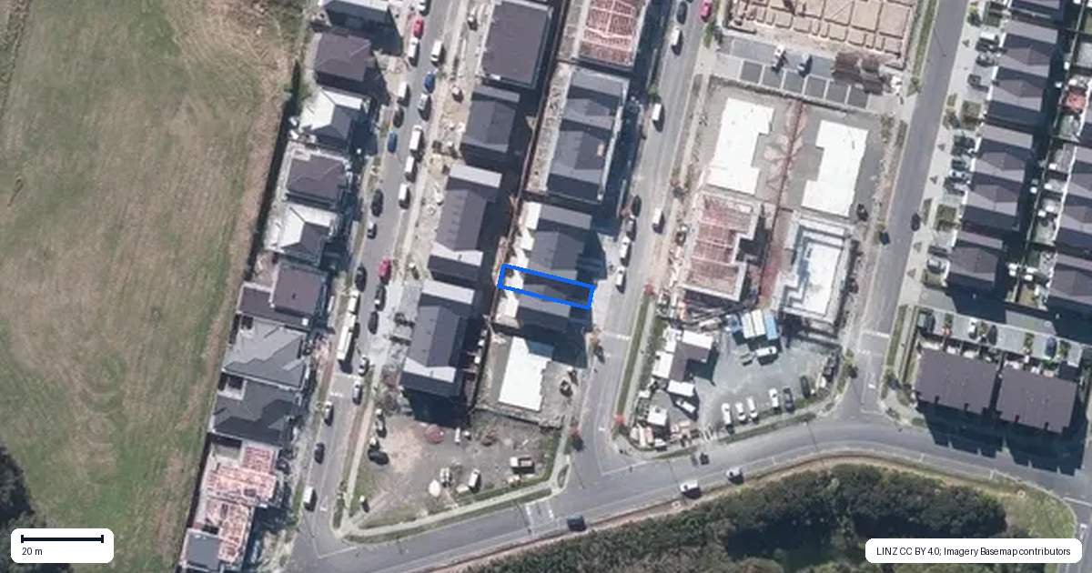 Property context map for 12 Samuel Marsden Place, Whenuapai, Auckland