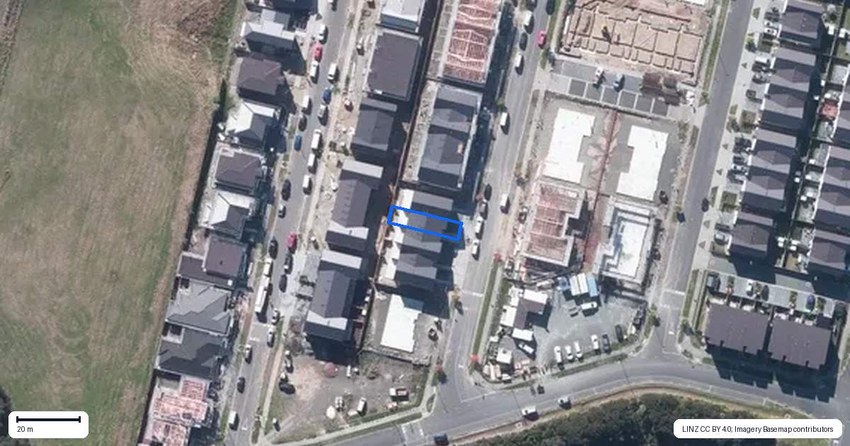Property context map for 16 Samuel Marsden Place, Whenuapai, Auckland