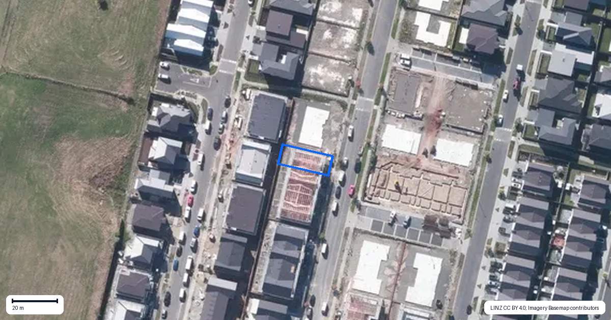 Property context map for 38 Samuel Marsden Place, Whenuapai, Auckland