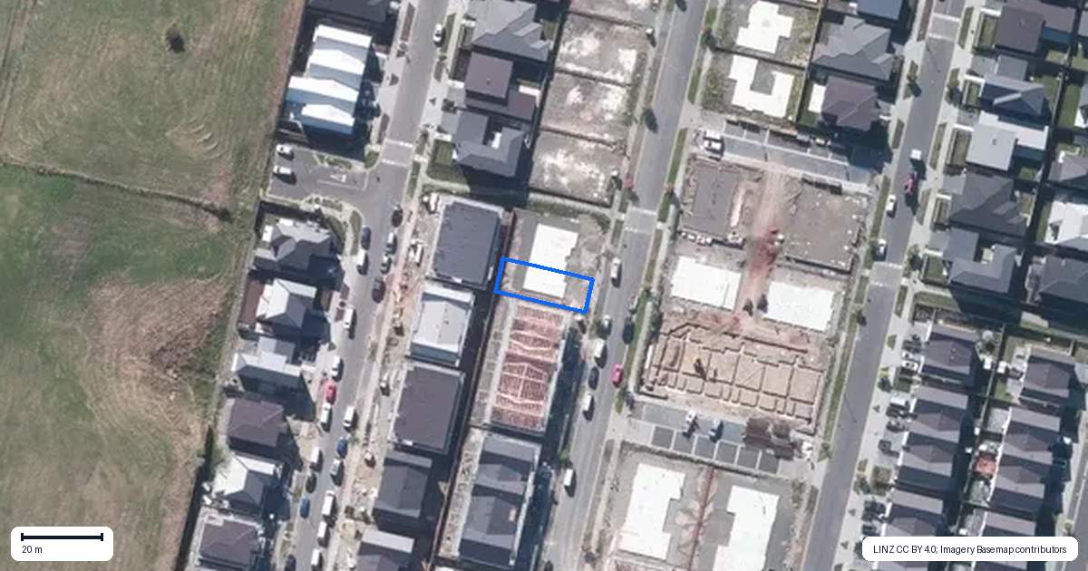 Property context map for 40 Samuel Marsden Place, Whenuapai, Auckland