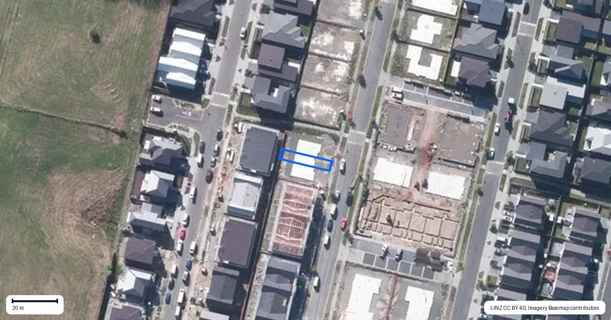 Property context map for 42 Samuel Marsden Place, Whenuapai, Auckland