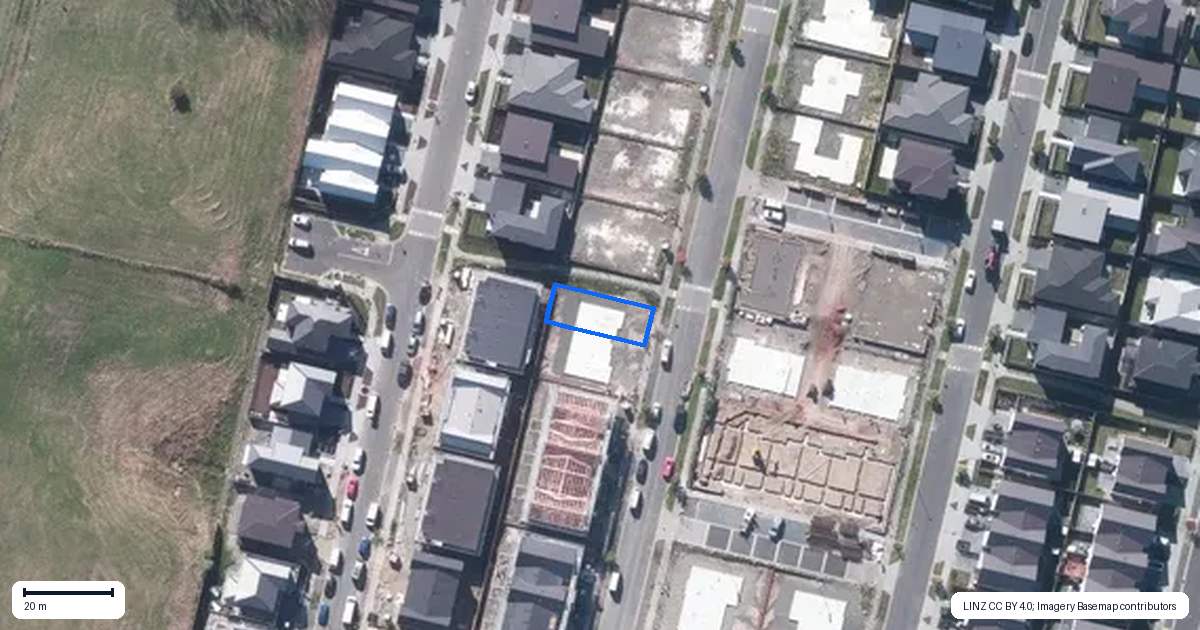 Property context map for 44 Samuel Marsden Place, Whenuapai, Auckland