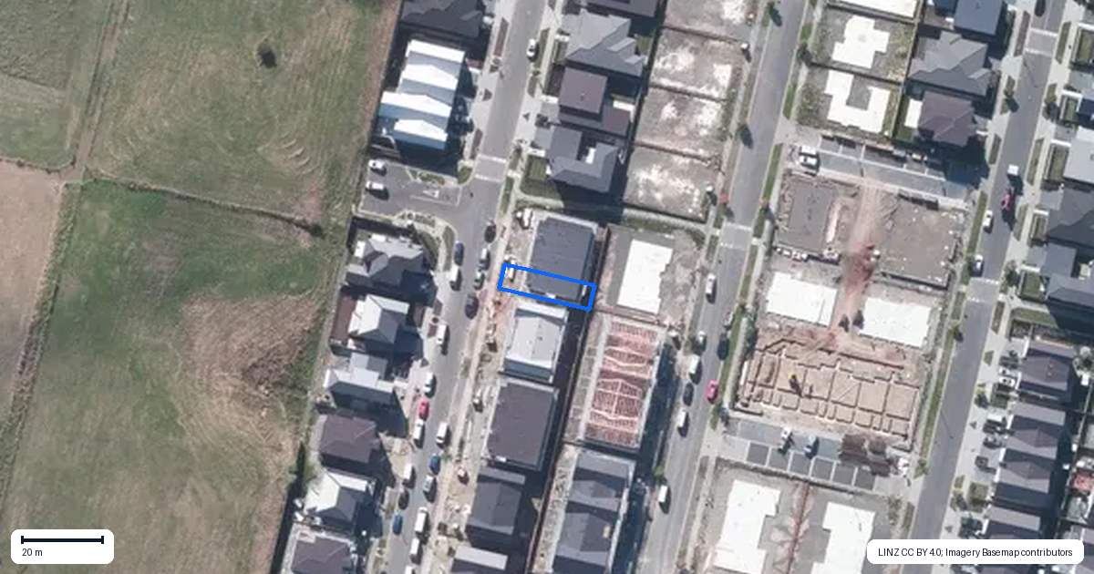Property context map for 43 Oyster Drive, Whenuapai, Auckland