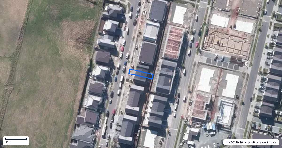 Property context map for 25 Oyster Drive, Whenuapai, Auckland