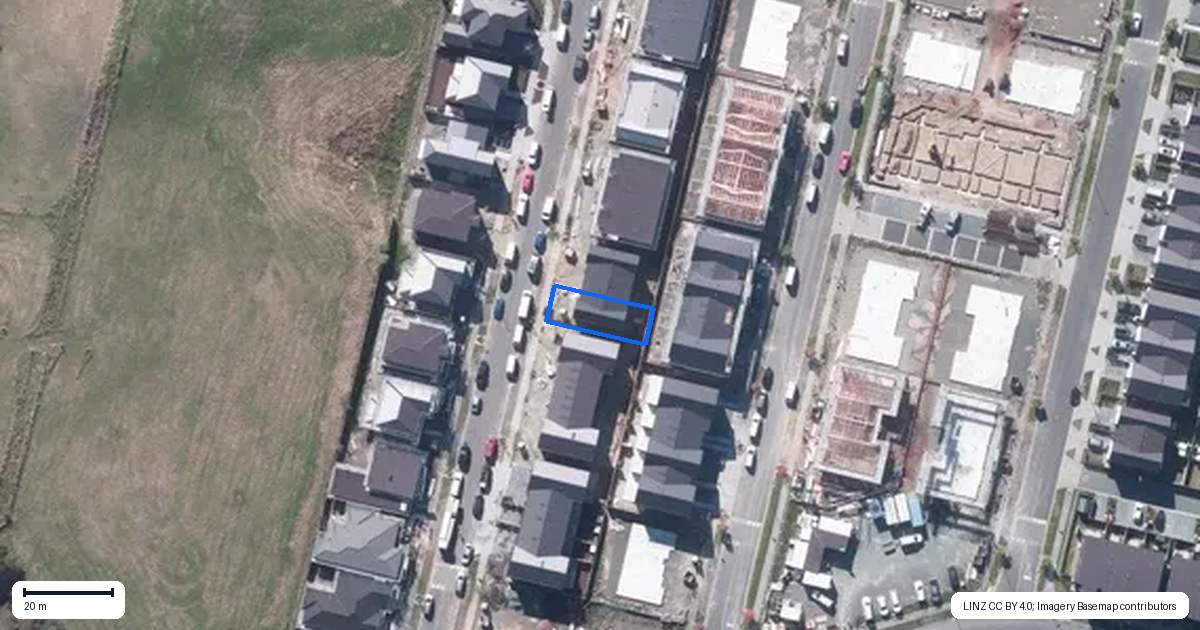 Property context map for 23 Oyster Drive, Whenuapai, Auckland