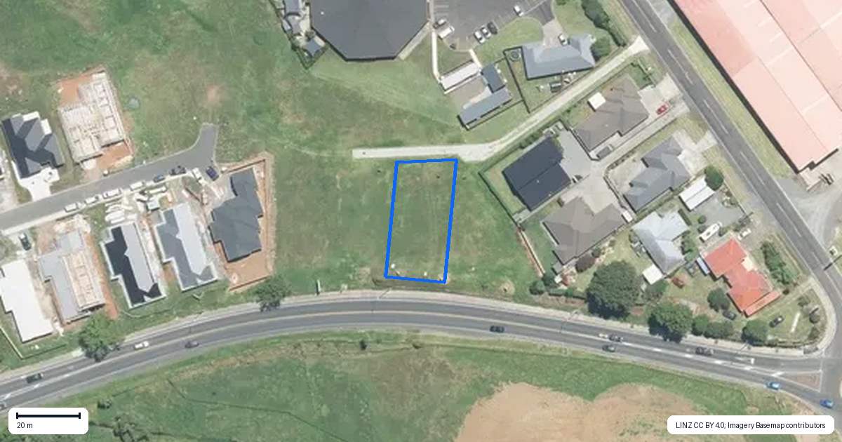 Property context map for 14B Belgium Road, Pukekohe