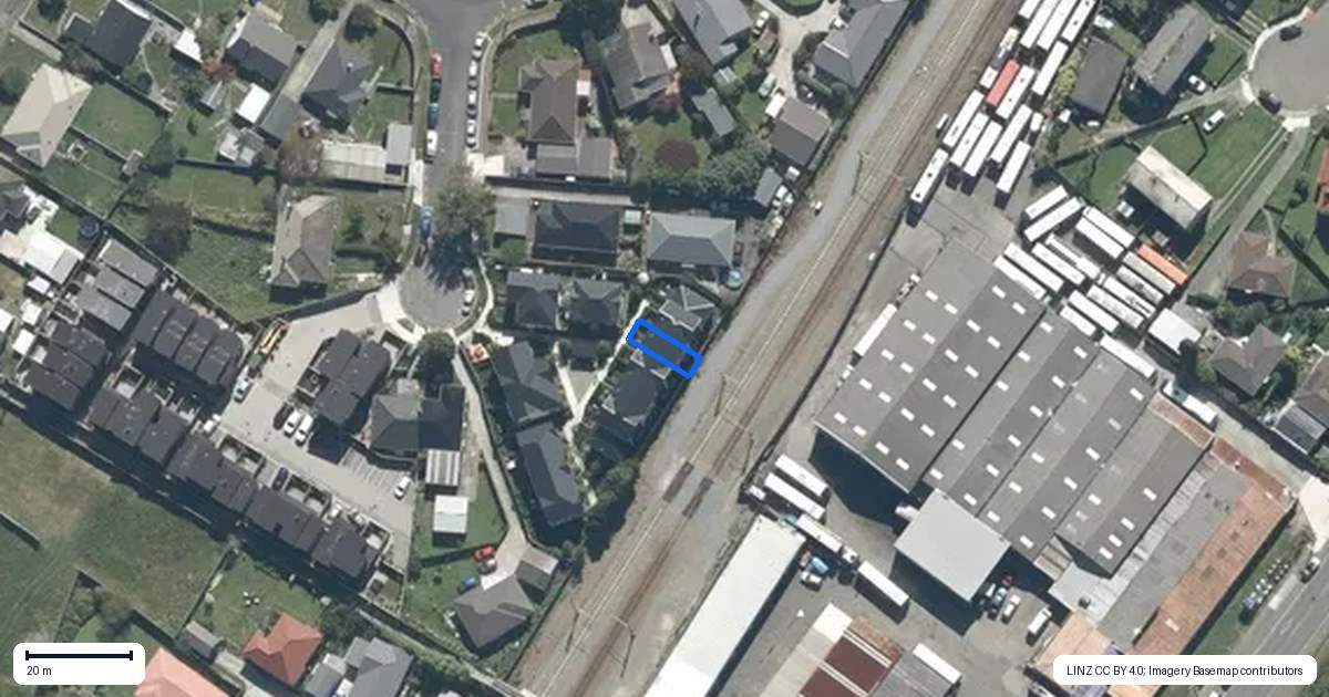 Property context map for 7/3 Johnston Grove, Taita, Lower Hutt
