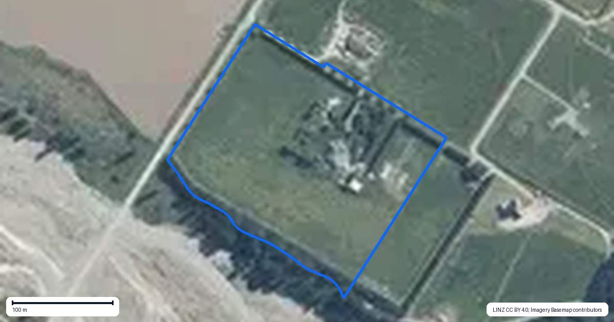 Property context map for 472 Pesters Road, West Eyreton