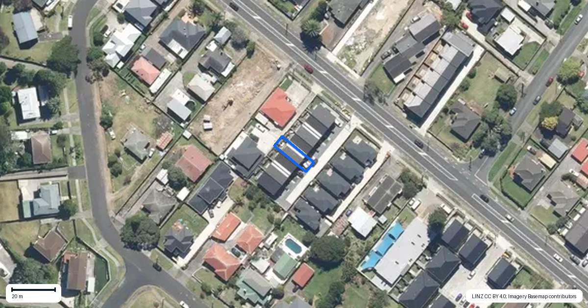 Property context map for 5/74 Station Road, Papatoetoe, Auckland