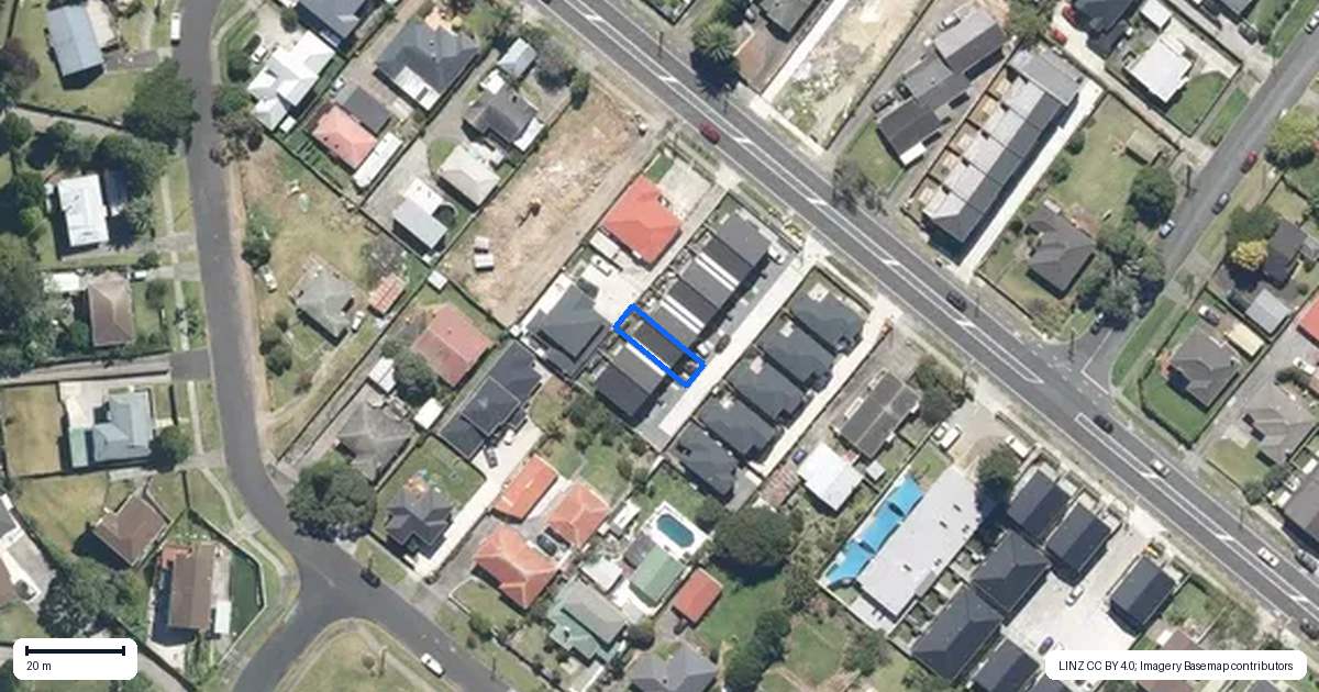 Property context map for 6/74 Station Road, Papatoetoe, Auckland