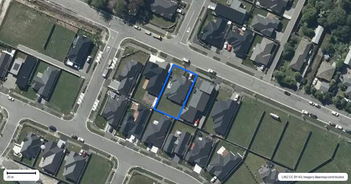 Property context map for 19 Quaifes Road, Halswell, Christchurch