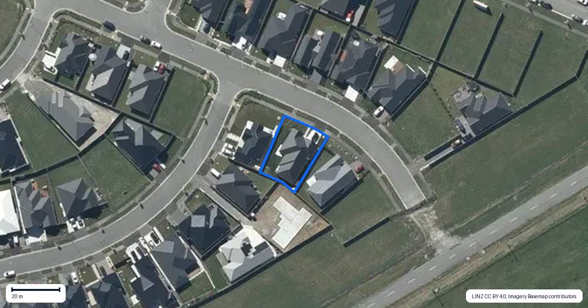 Property context map for 7 Matamoe Drive, Halswell, Christchurch
