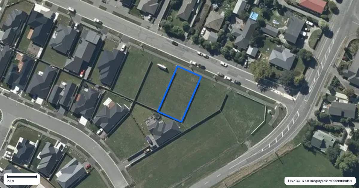 Property context map for 9 Quaifes Road, Halswell, Christchurch
