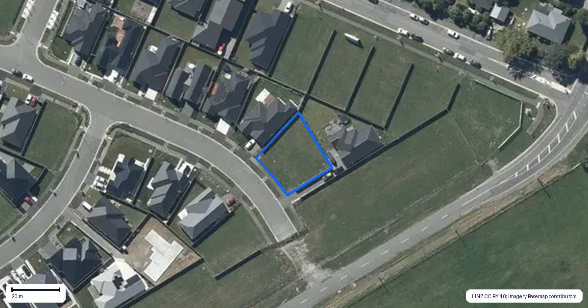 Property context map for 6 Matamoe Drive, Halswell, Christchurch