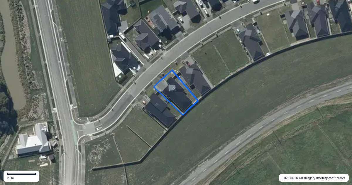 Property context map for 10 Kirirua Avenue, Halswell, Christchurch