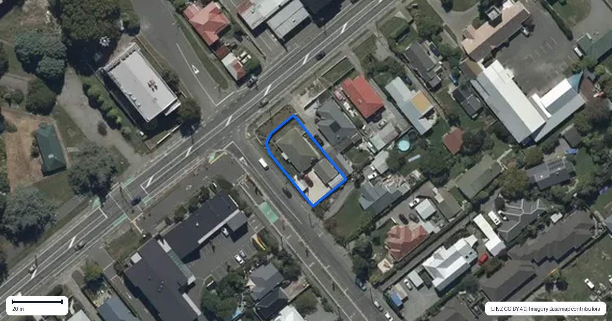 Property context map for 40 Lincoln Road, Hillmorton, Christchurch
