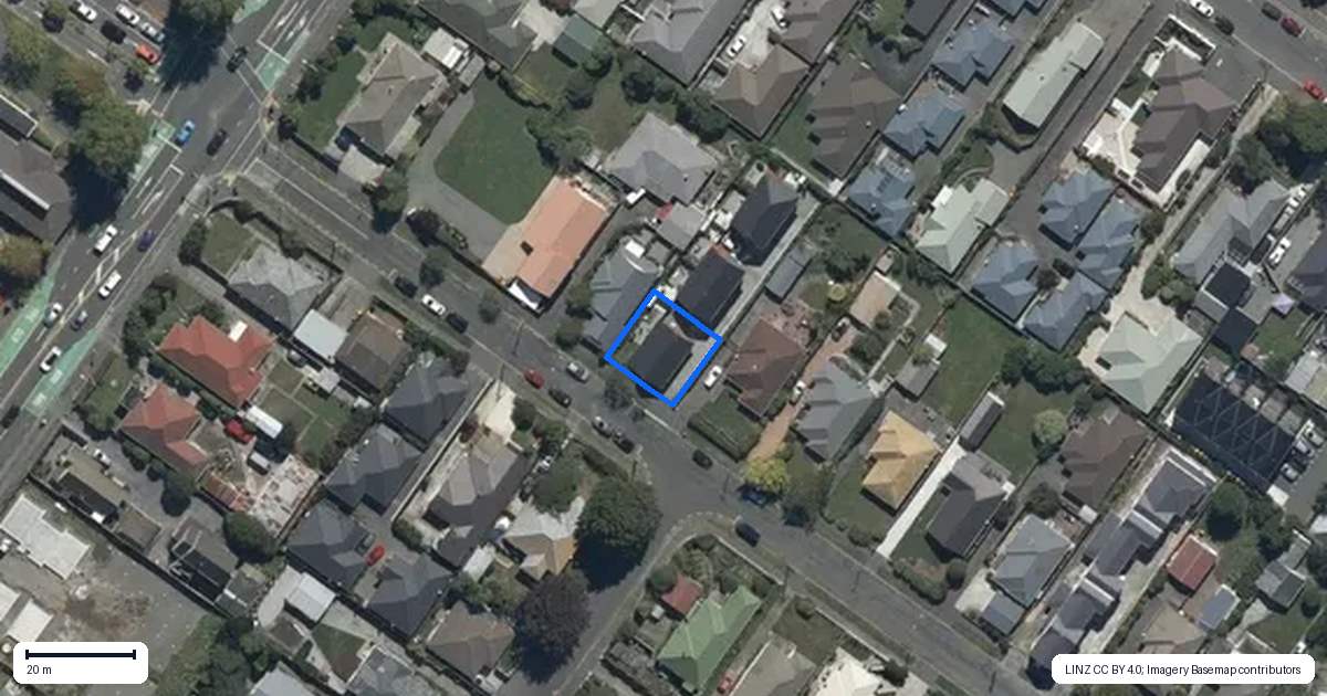 Property context map for 1/11 Halliwell Avenue, Papanui, Christchurch