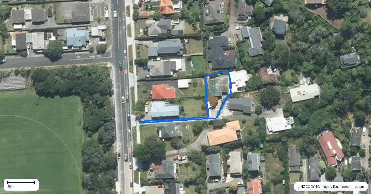 Property context map for 143 Birkenhead Avenue, Birkenhead, Auckland