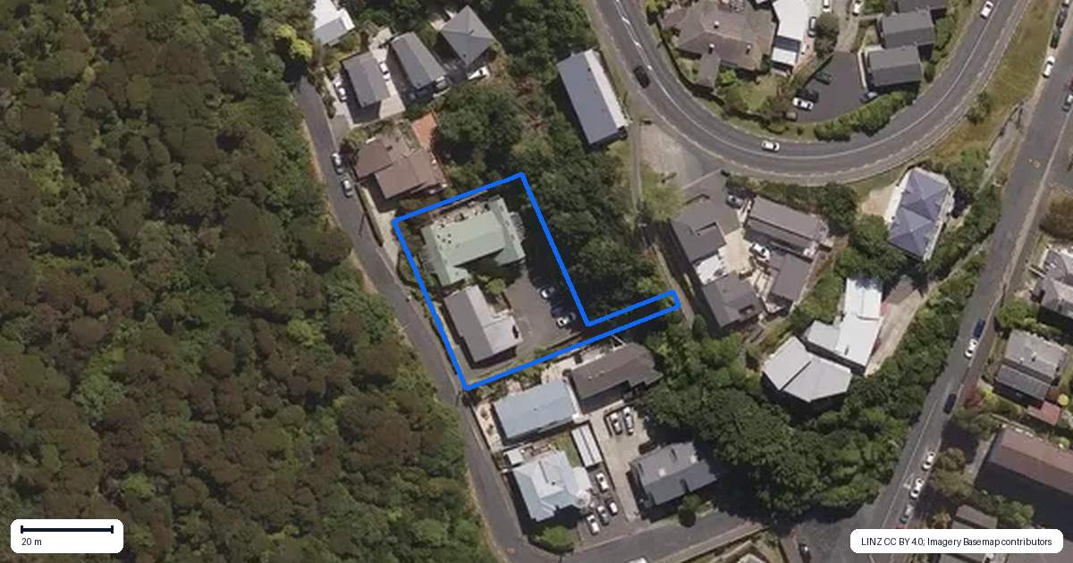 Property context map for 8E Cosy Dell Road, North Dunedin, Dunedin