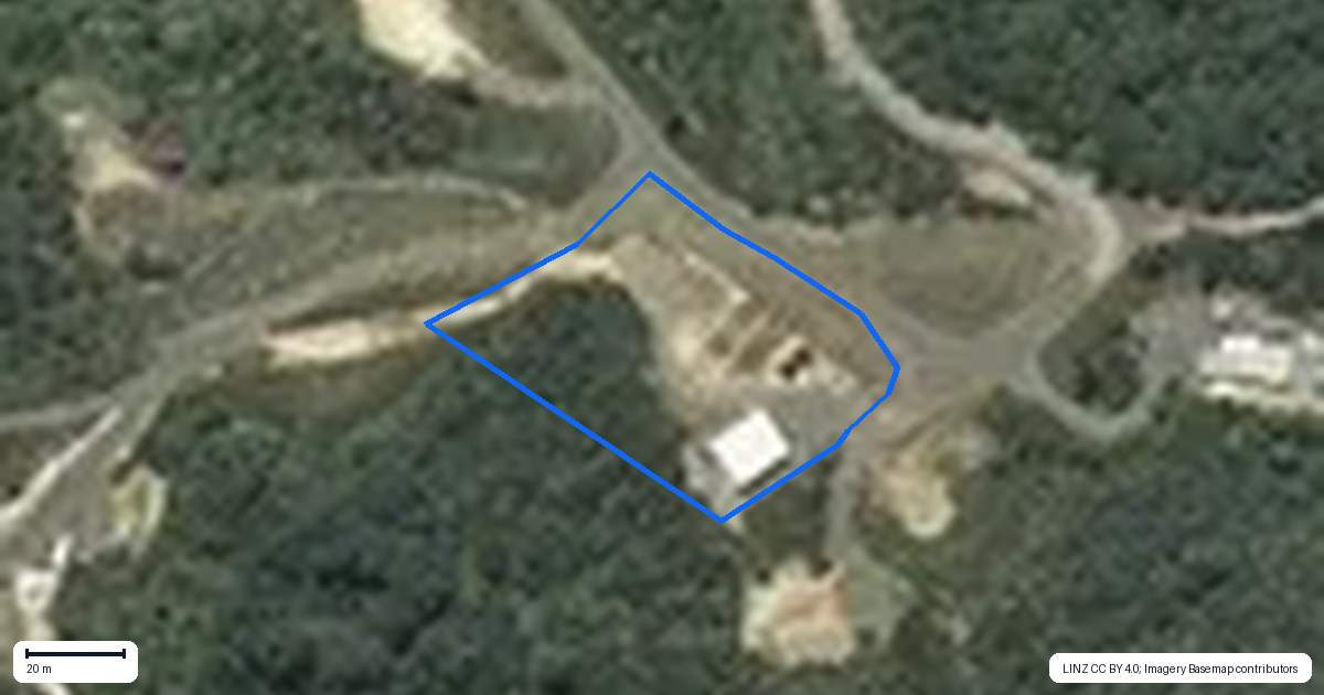 Property context map for 93 Tapu Heights Rise, Tapu, Thames