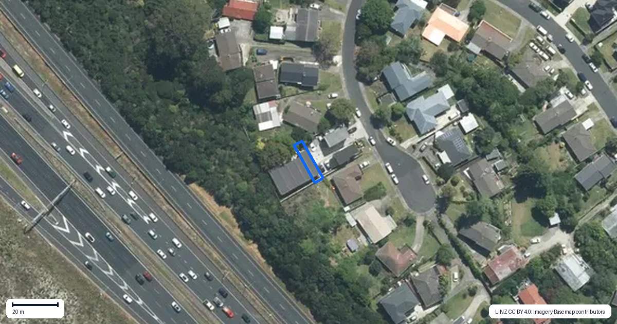Property context map for 6B Aralia Road, Sunnynook, Auckland