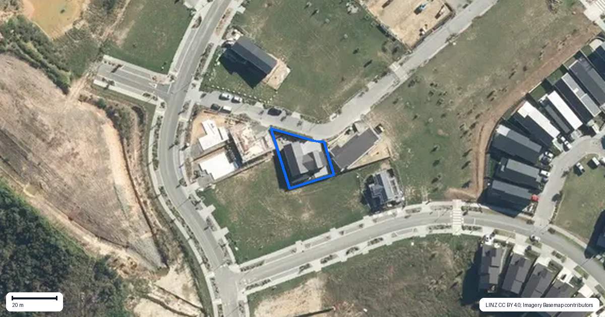 Property context map for 17 Arawaru Avenue, Wainui