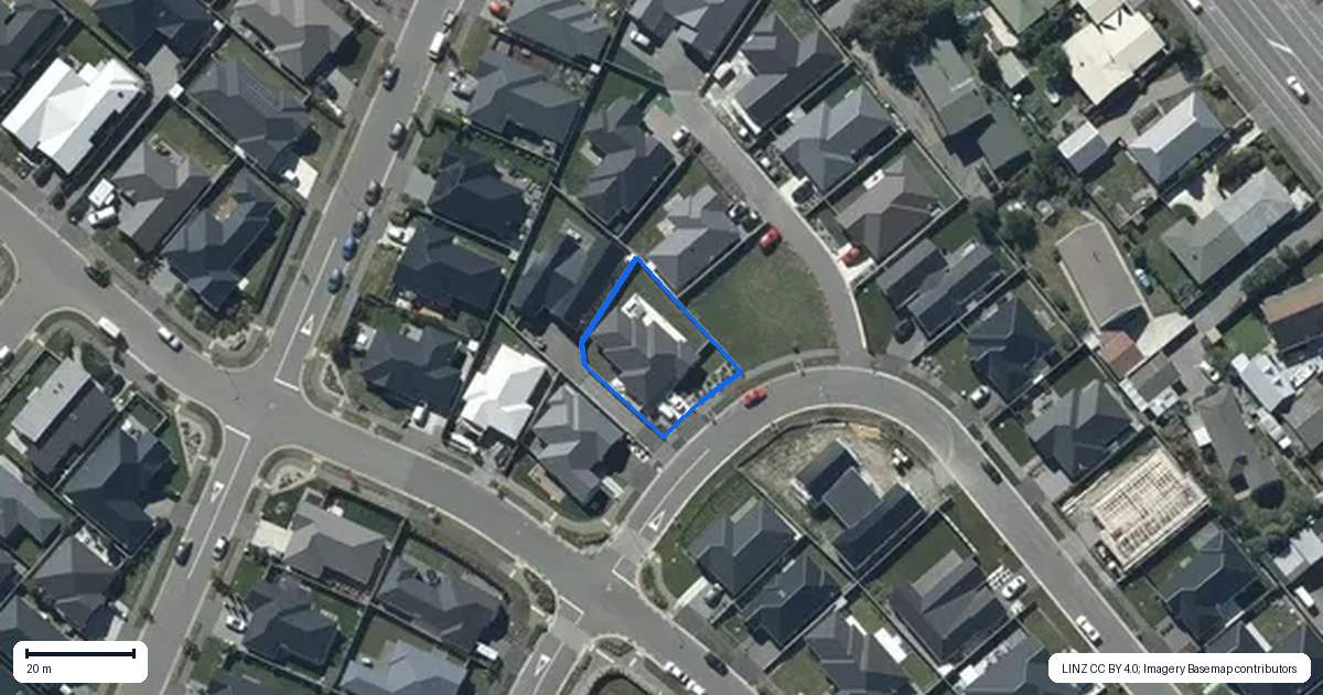 Property context map for 5A Wexford Crescent, Halswell, Christchurch