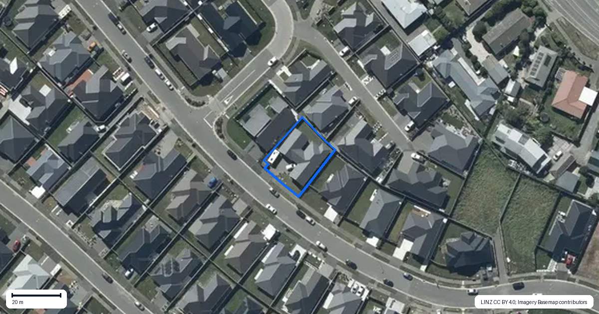 Property context map for 35 Blue Jacket Drive, Halswell, Christchurch
