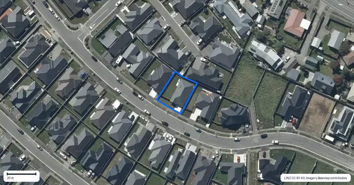 Property context map for 39 Blue Jacket Drive, Halswell, Christchurch