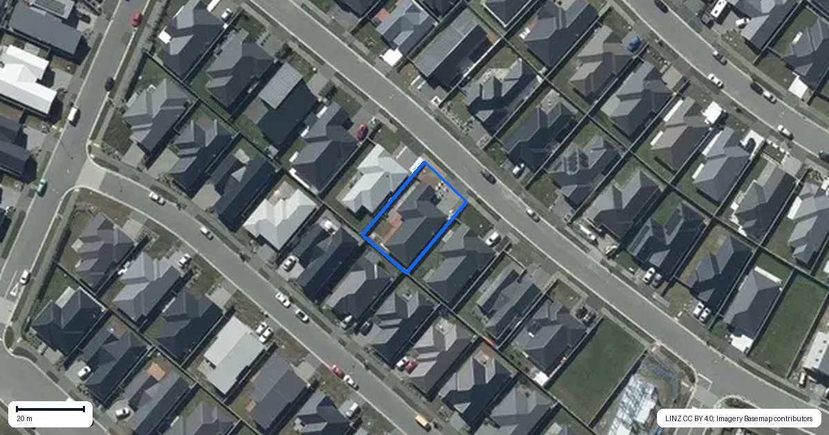 Property context map for 12 Cork Street, Halswell, Christchurch