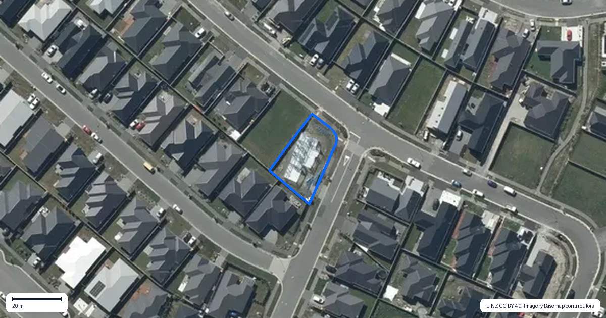 Property context map for 11 Toetoe Street, Halswell, Christchurch