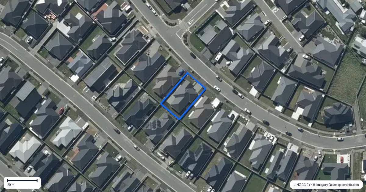 Property context map for 34 Blue Jacket Drive, Halswell, Christchurch
