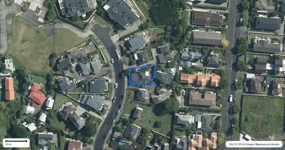 Property context map for 90 Aotea Street, Orakei, Auckland