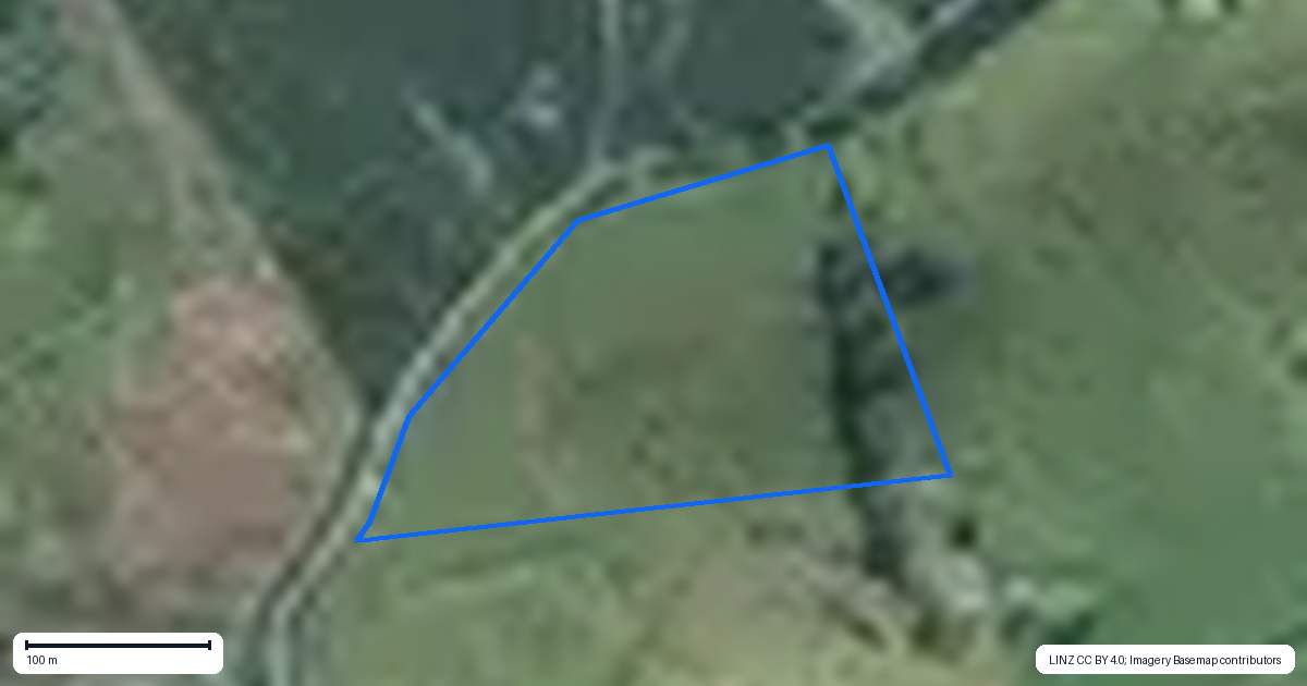 Property context map for 128 Tahanga Road, Kaingaroa, Kaitaia