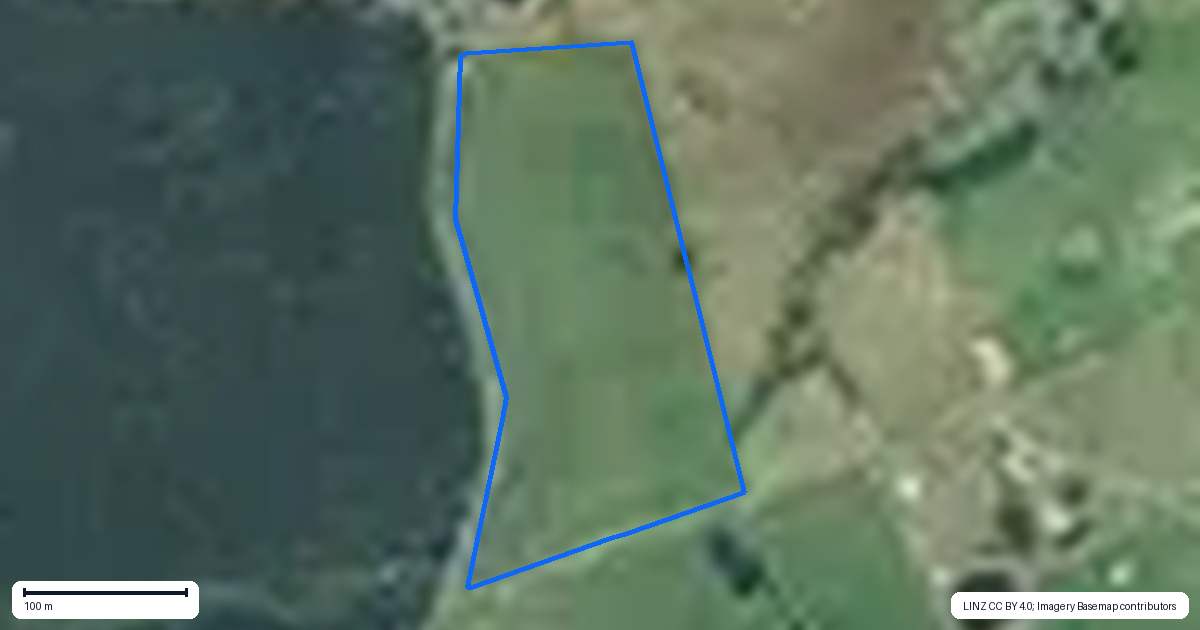Property context map for 94 Tahanga Road, Kaingaroa, Kaitaia