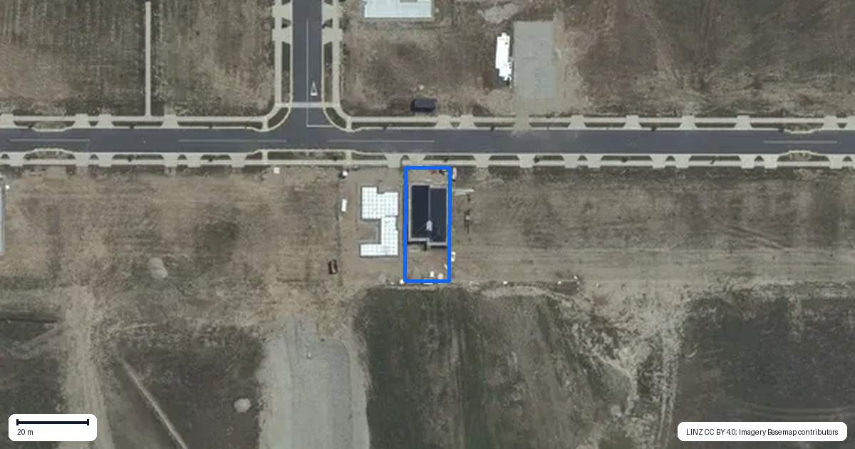 Property context map for 133 Burdon Loop, Lake Hawea