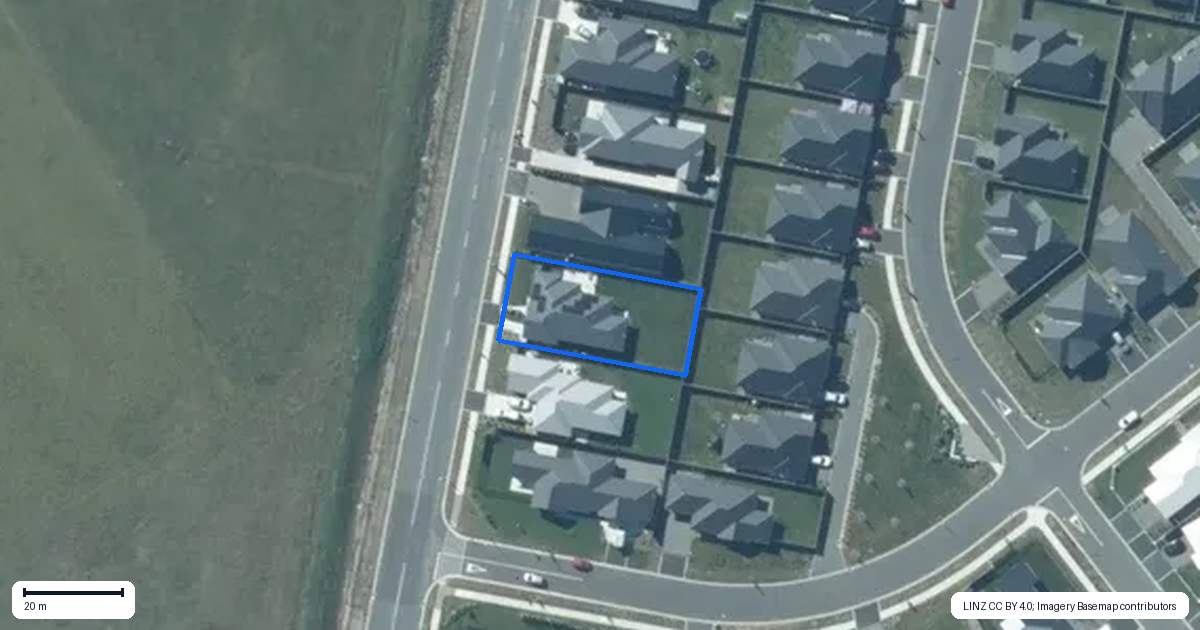 Property context map for 884 Goulds Road, Rolleston