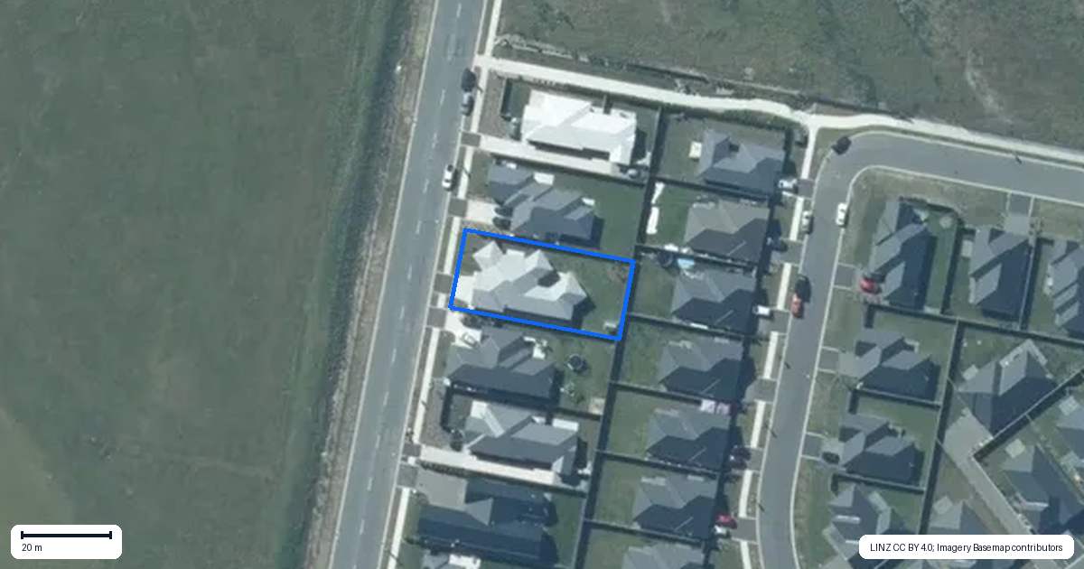Property context map for 892 Goulds Road, Rolleston